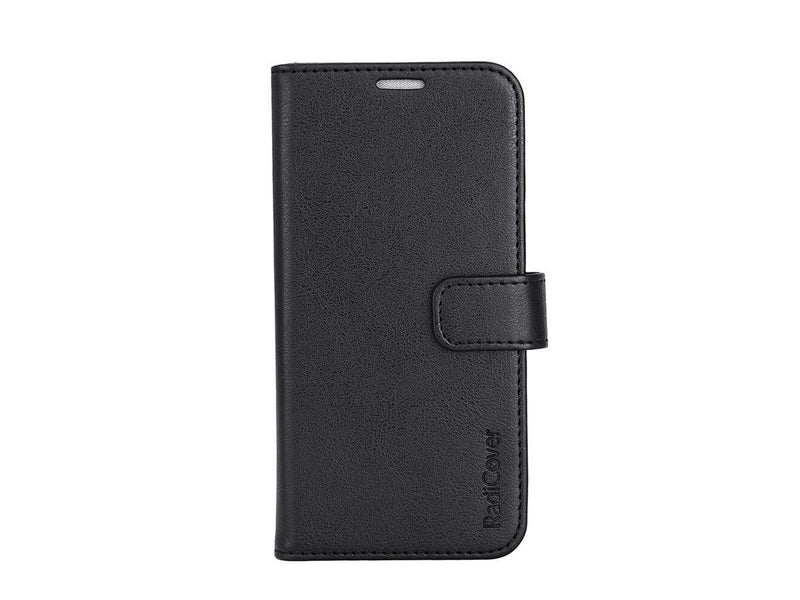 Radicover Wallet Case Anti Radiation PU MagS RFID Black - iPhone 15