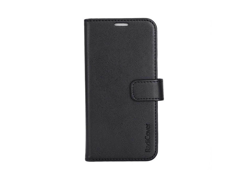 Radicover Wallet Case Anti Radiation PU MagS RFID Black - iPhone 15