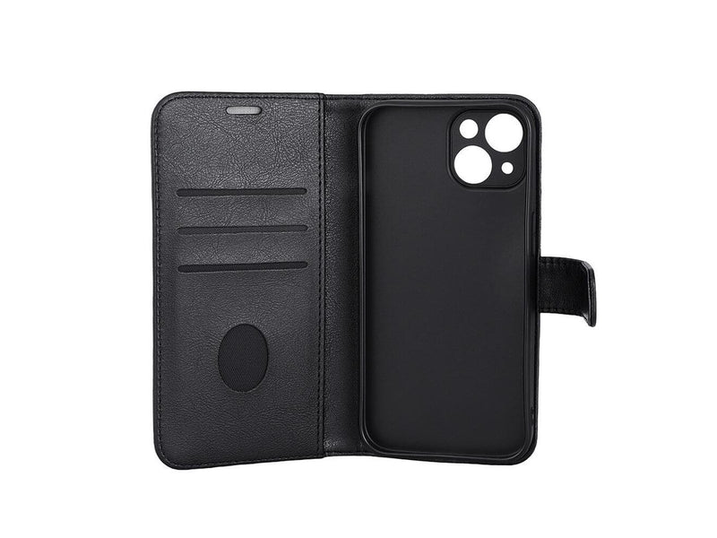 Radicover Wallet Case Anti Radiation PU MagS RFID Black - iPhone 15