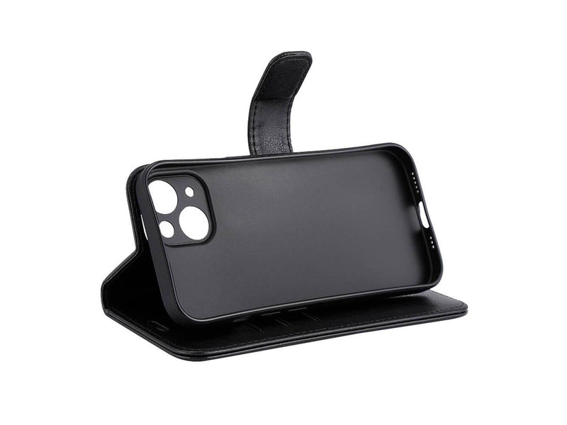Radicover Wallet Case Anti Radiation PU MagS RFID Black - iPhone 15