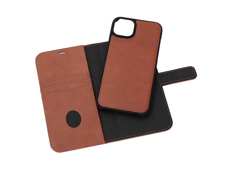 Radicover Wallet Case Anti Radiation 2in1 Brown iPhone 14 Plus
