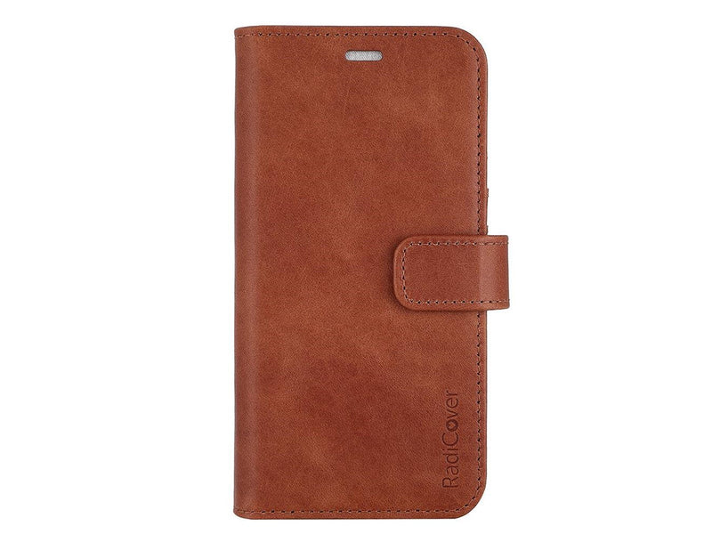 Radicover Wallet Case Anti Radiation 2in1 Brown - iPhone 13/14