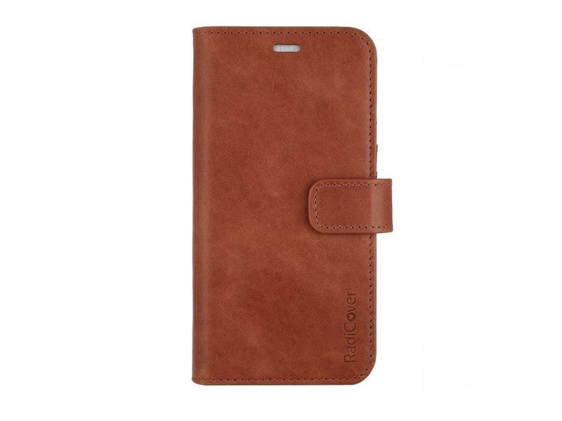 Radicover Wallet Case Anti Radiation 2in1 Brown - iPhone 13/14