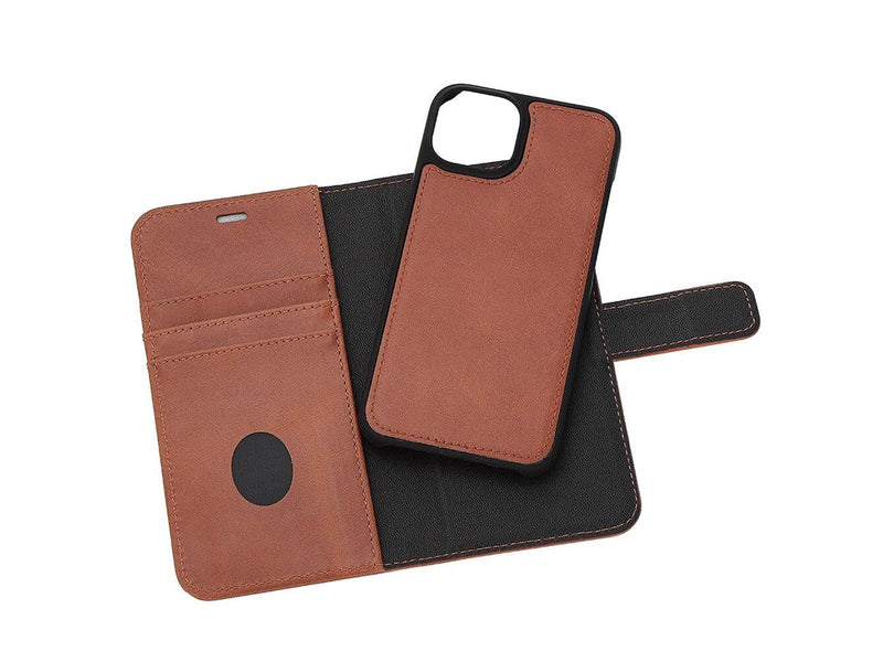 Radicover Wallet Case Anti Radiation 2in1 Brown - iPhone 13/14