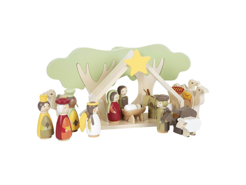 Small Foot - Wooden Christmas Crib Playset