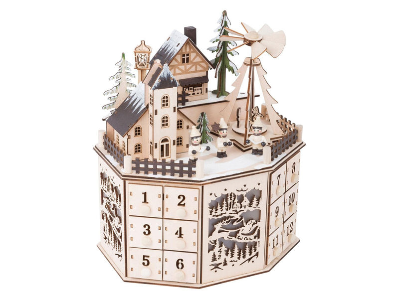 Small Foot - Wooden Advent Calendar Christmas Land