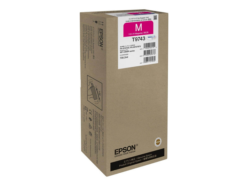 Epson T9743 - XXL size - magenta - original - ink cartridge - Tintenpatrone Magenta