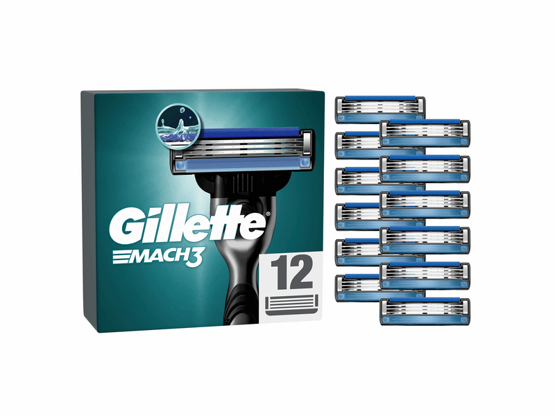Gillette Mach3 base 12 pcs