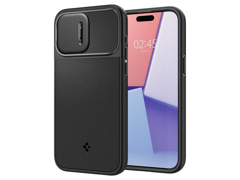 Spigen Optik Armor MagSafe - black - iPhone 15 Pro Max