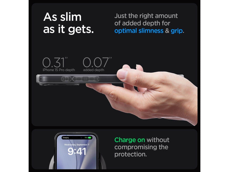Spigen Ultra Hybrid MagSafe - zero one - iPhone 15 Pro