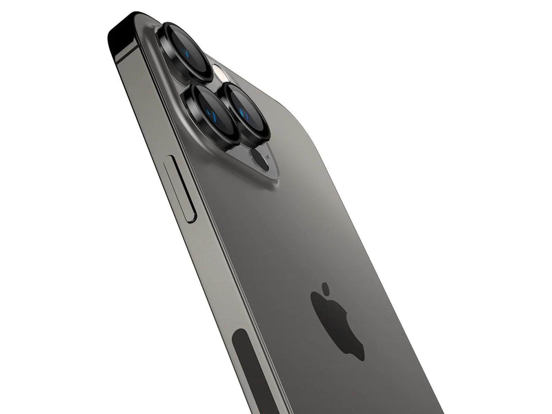 Spigen Glass tR EZ Fit Optik Pro 2 Pack - Black - iPhone 16/15/14 Pro / 16/15/14 Pro Max
