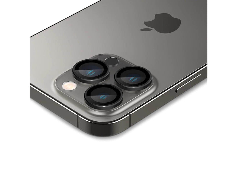 Spigen Glass tR EZ Fit Optik Pro 2 Pack - Black - iPhone 16/15/14 Pro / 16/15/14 Pro Max