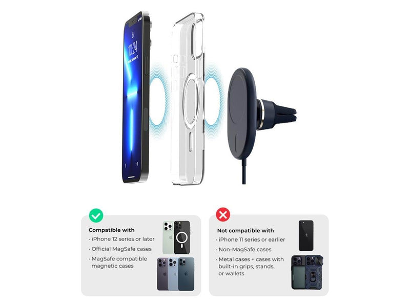 iOttie Velox MagSafe Magnetic Wireless Air Vent Mount