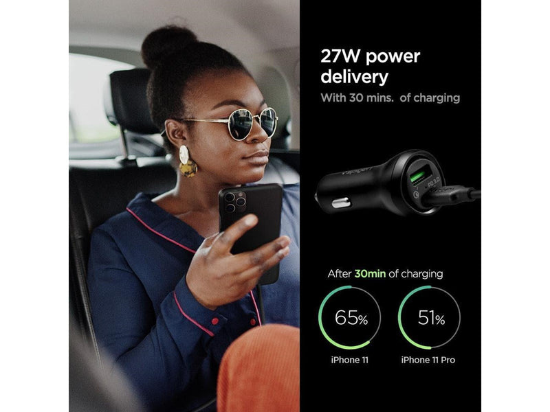 Spigen Car Charger F31QC USB-C PD 3.0 QC Total 48W