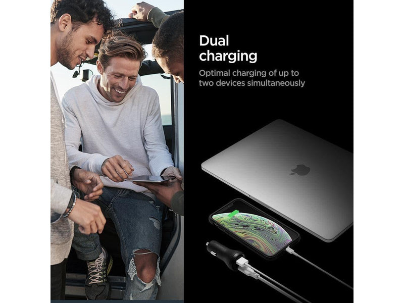 Spigen Car Charger F31QC USB-C PD 3.0 QC Total 48W