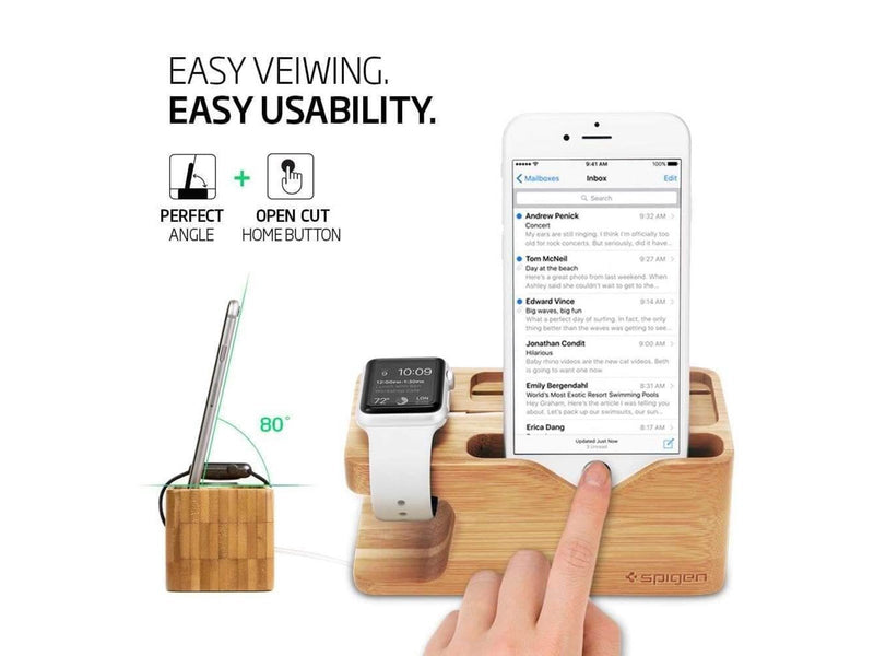 Spigen Stand Apple Watch + iPhone S370