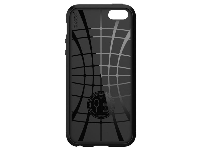 Spigen Rugged Armor - black - iPhone SE 2016/5s/5