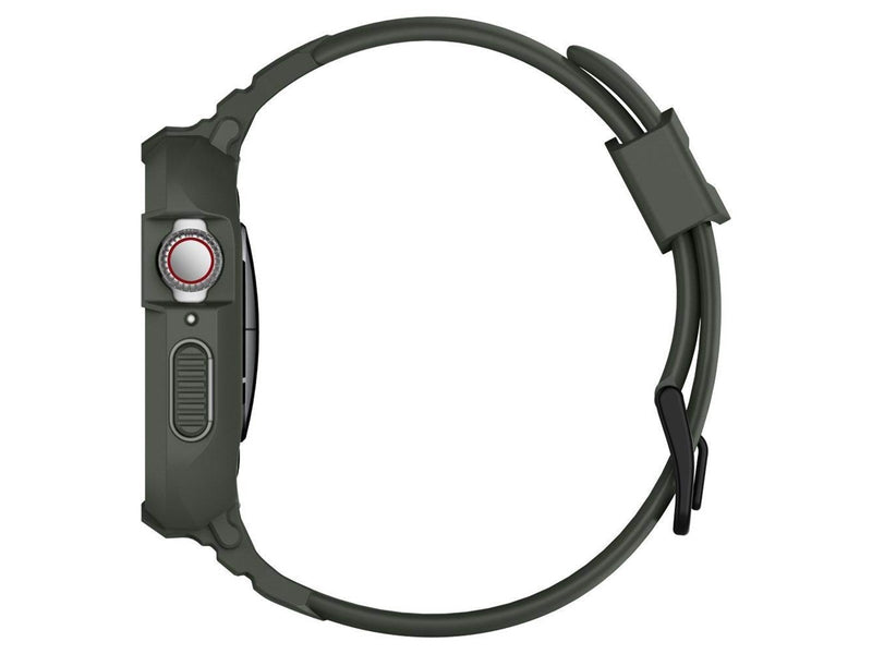 Spigen Rugged Armor Pro - green - Apple Watch 45mm/44mm