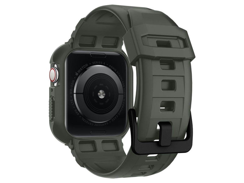 Spigen Rugged Armor Pro - green - Apple Watch 45mm/44mm
