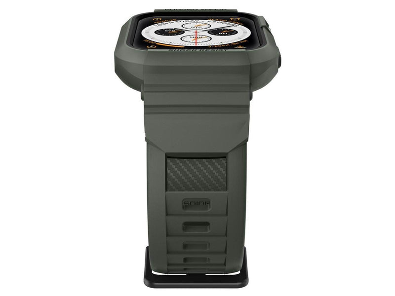 Spigen Rugged Armor Pro - green - Apple Watch 45mm/44mm