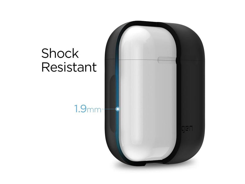 Spigen Silicone case - black - AirPods 1/2019