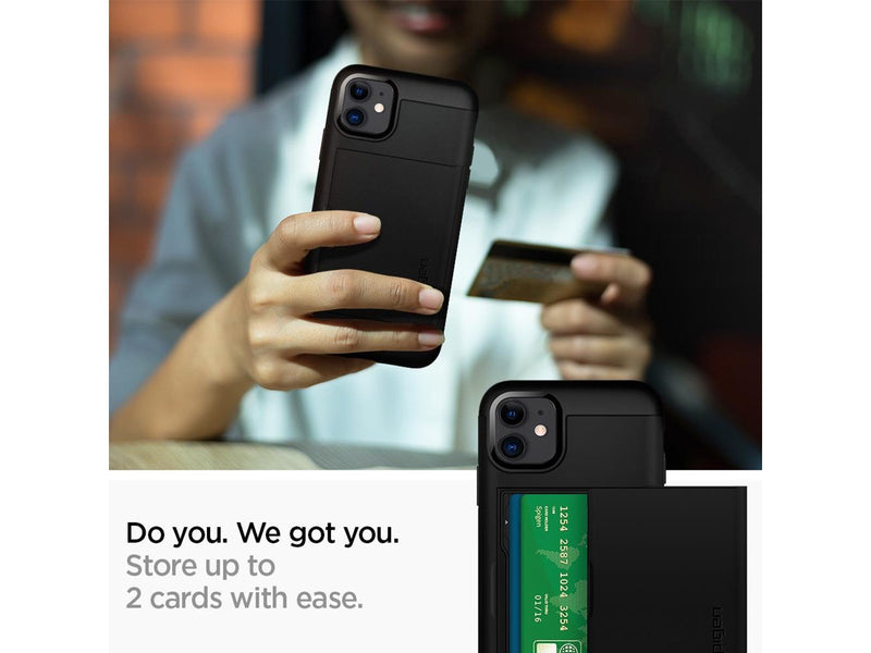 Spigen Slim Armor CS - black -  iPhone 11
