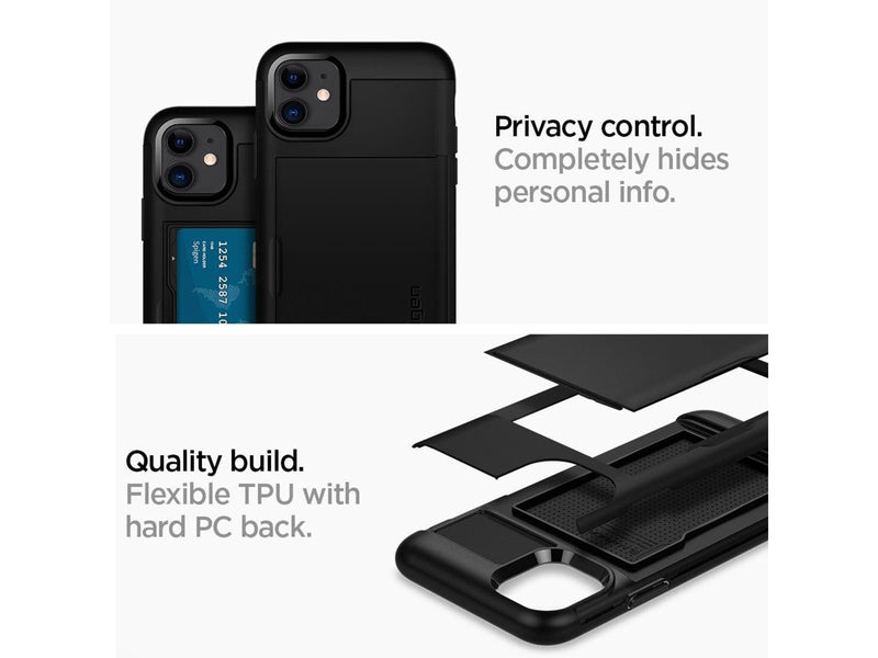 Spigen Slim Armor CS - black -  iPhone 11