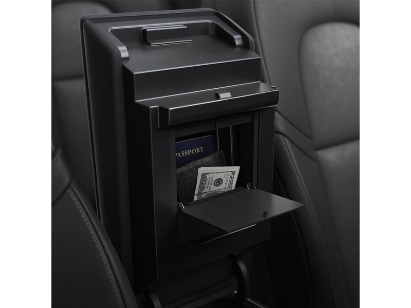 Spigen Tesla Center Console Organizer Hidden Storage Box - black - Model Y/3
