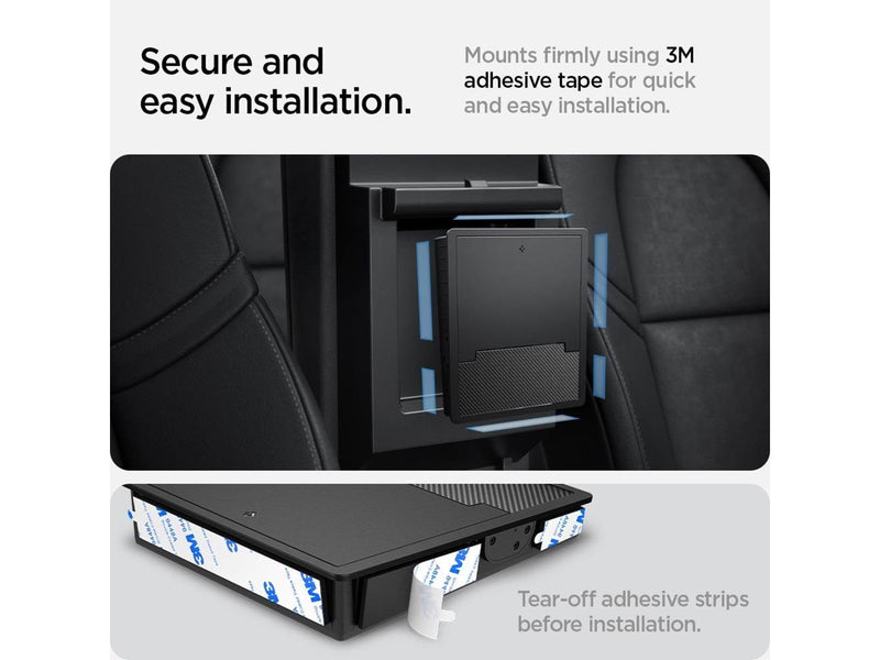 Spigen Tesla Center Console Organizer Hidden Storage Box - black - Model Y/3