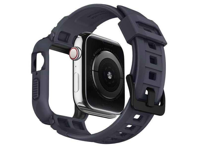 Spigen Rugged Armor Pro - gray - Apple Watch 45mm/44mm