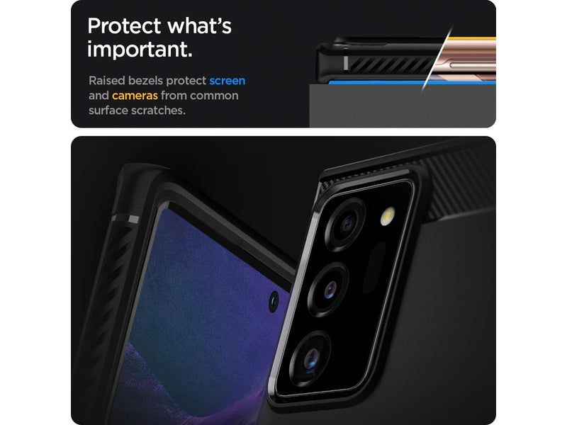 Spigen Rugged Armor - black - Samsung Galaxy Note20 Ultra