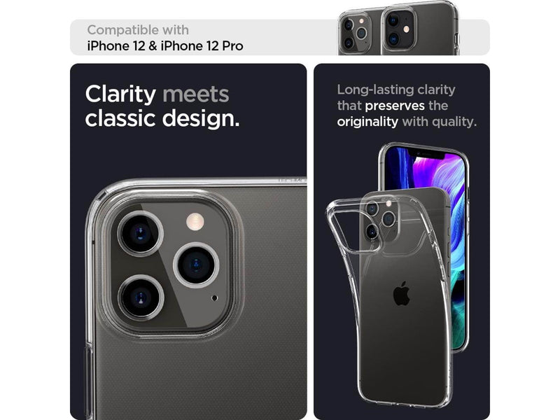 Spigen Crystal Flex - clear - iPhone 12/Pro