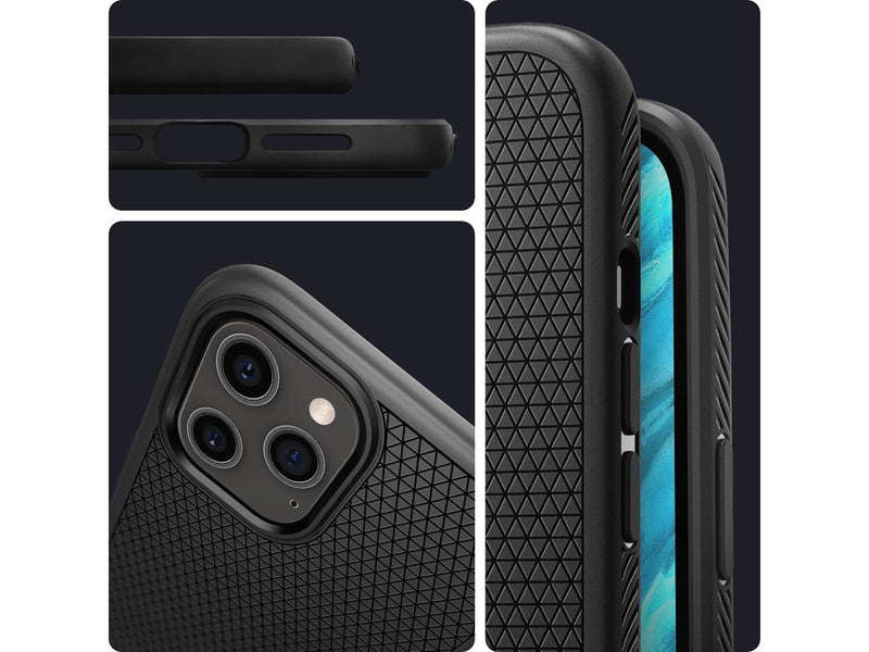 Spigen Liquid Air - black - iPhone 12 Pro Max