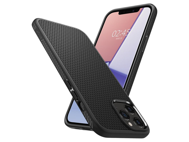 Spigen Liquid Air - black - iPhone 12/Pro