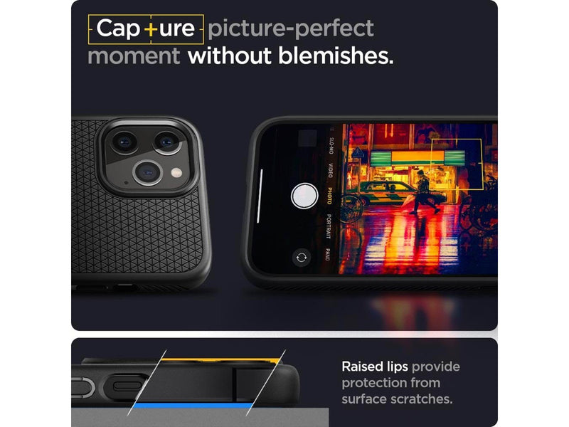 Spigen Liquid Air - black - iPhone 12/Pro