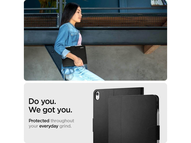 Spigen Liquid Air Folio - Black - iPad Air 10.9" (2022/2020)/11" 2024/2025
