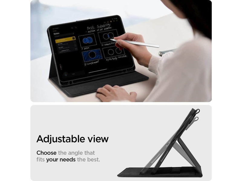 Spigen Liquid Air Folio - Black - iPad Air 10.9" (2022/2020)/11" 2024/2025