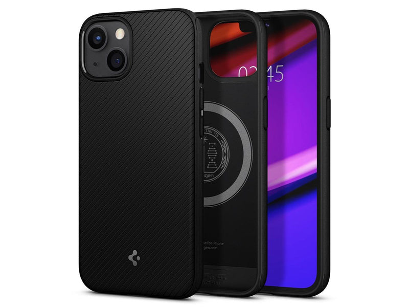 Spigen Mag Armor - matte black - iPhone 13