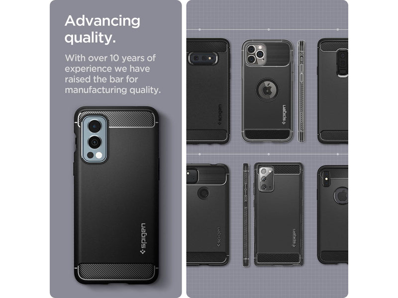 Spigen Rugged Armor - black - OnePlus Nord 2 5G