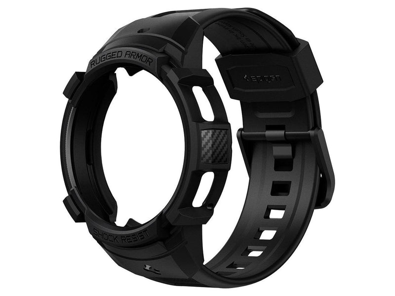 Spigen Rugged Armor Pro - black - Samsung Galaxy Watch 4 Classic (46mm)