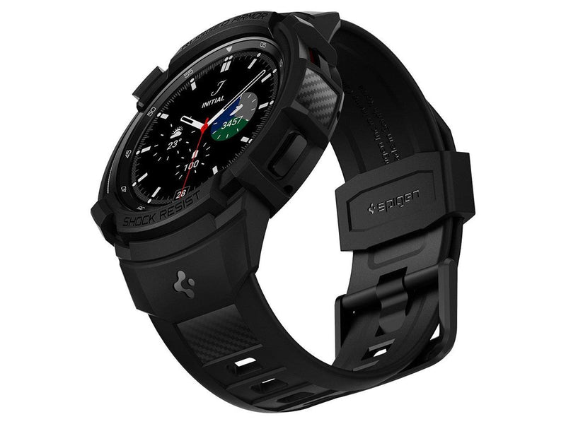 Spigen Rugged Armor Pro - black - Samsung Galaxy Watch 4 Classic (46mm)