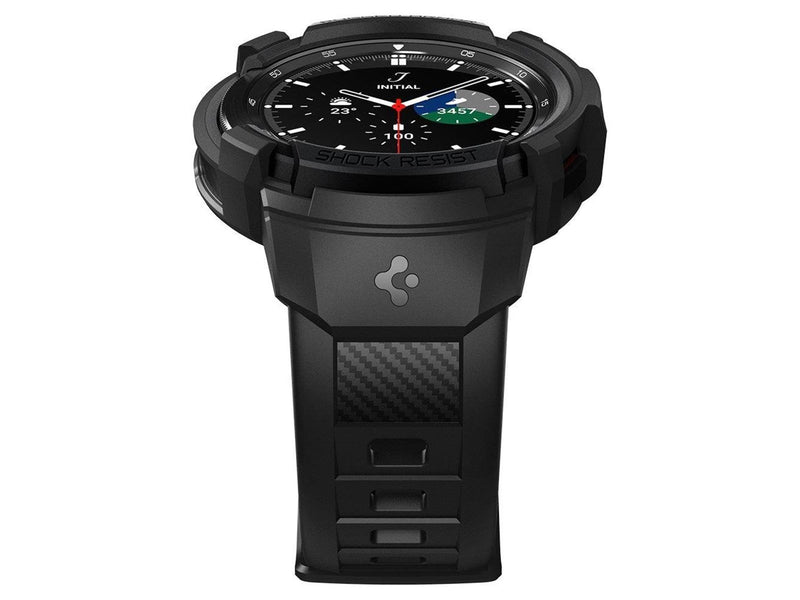 Spigen Rugged Armor Pro - black - Samsung Galaxy Watch 4 Classic (46mm)