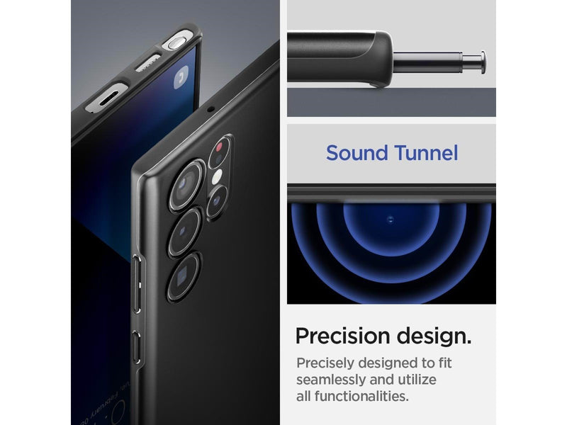 Spigen Thin Fit - black - Samsung Galaxy S22 Ultra
