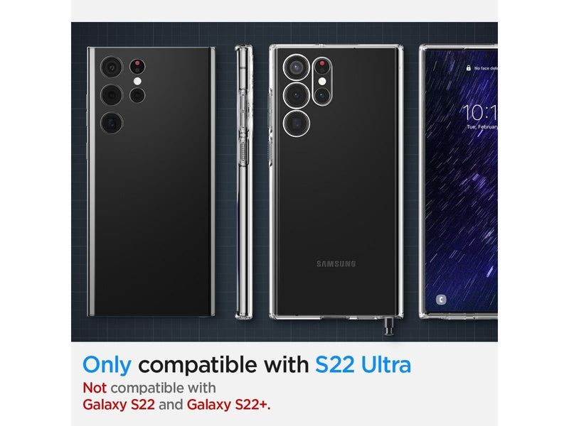 Spigen Liquid Crystal - crystal clear - Samsung Galaxy S22 Ultra
