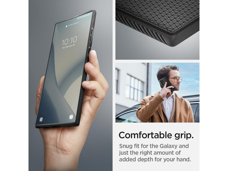 Spigen Liquid Air - matte black - Samsung Galaxy S22 Ultra