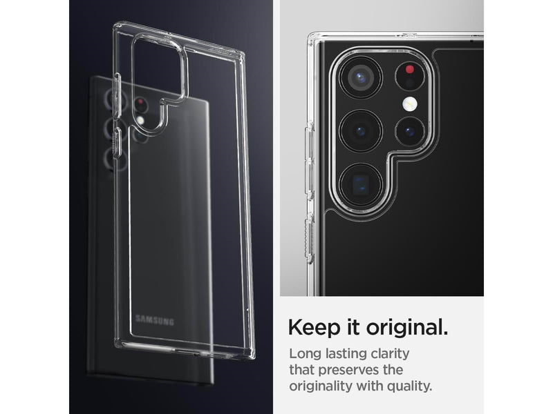 Spigen Ultra Hybrid - crystal clear - Samsung Galaxy S22 Ultra