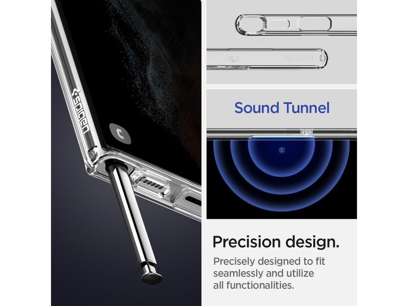 Spigen Ultra Hybrid - crystal clear - Samsung Galaxy S22 Ultra