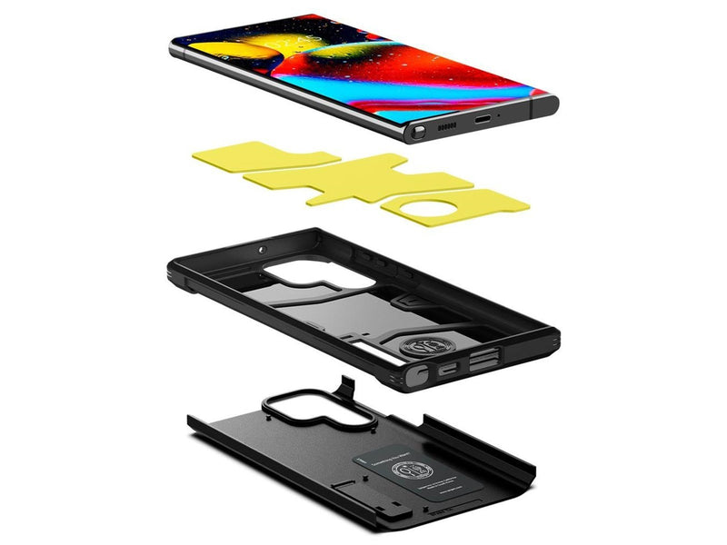 Spigen Tough Armor - black - Samsung Galaxy S22 Ultra
