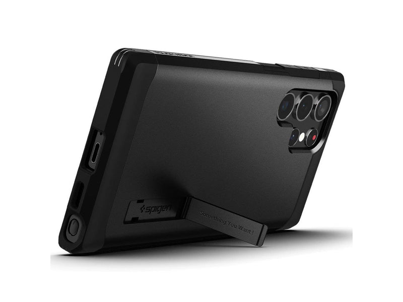 Spigen Tough Armor - black - Samsung Galaxy S22 Ultra