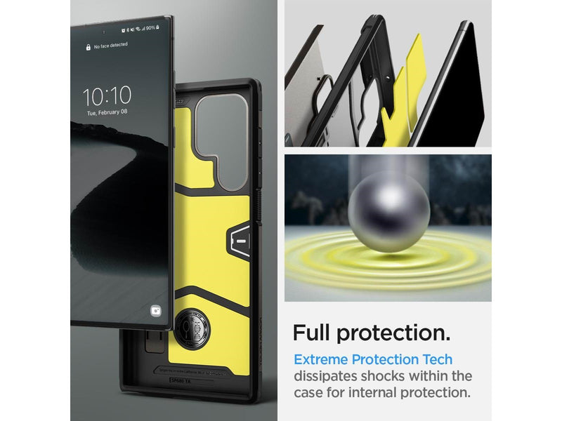 Spigen Tough Armor - gunmetal - Samsung Galaxy S22 Ultra
